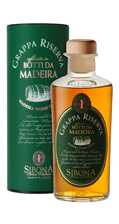 Grappa Sibona Affinata in botti da Madeira cl50