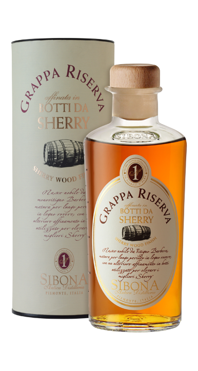 Grappa Sibona Affinata in botti da Sherry cl50