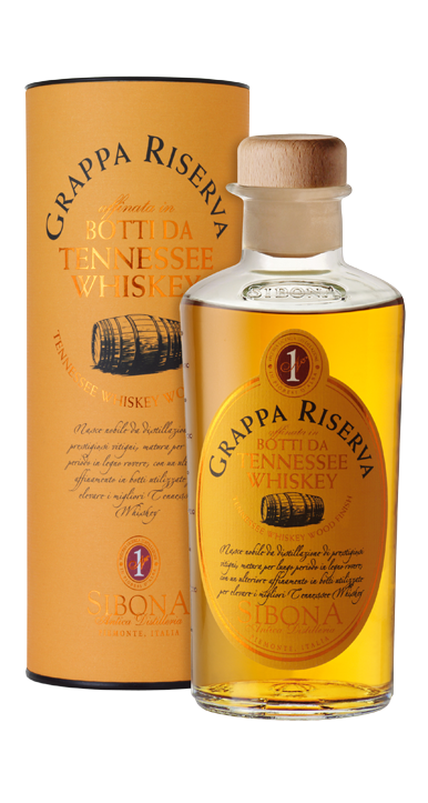 Grappa Sibona Affinata in botti da Whiskey cl50