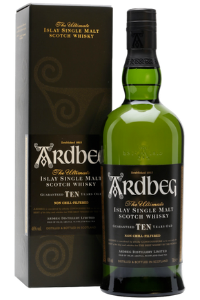 Ardbeg Ten Islay Single Malt Scotch Whisky 70cl (Astucciato)