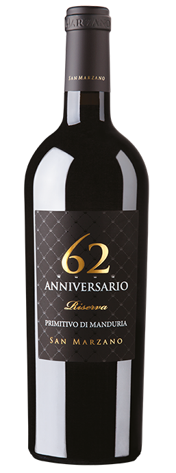 Anniversario 62 Primitivo di Manduria D.O.P. Riserva

750 ml